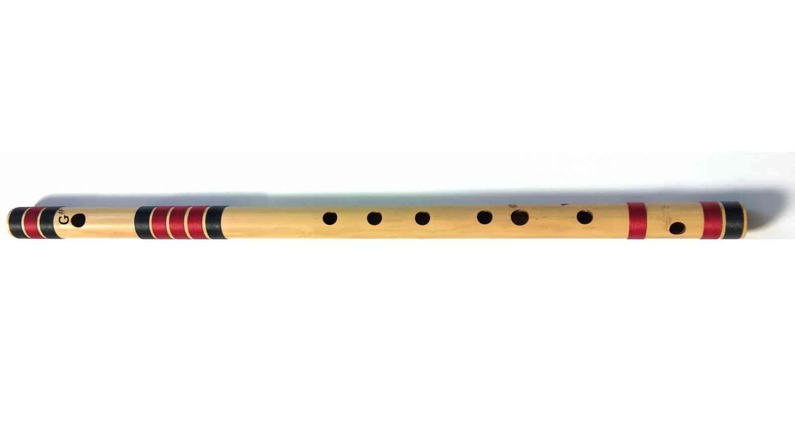 G# Base Indian Bamboo Flute (24.5 Inches)